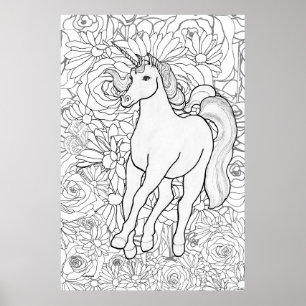 Poster Licorne invisible
