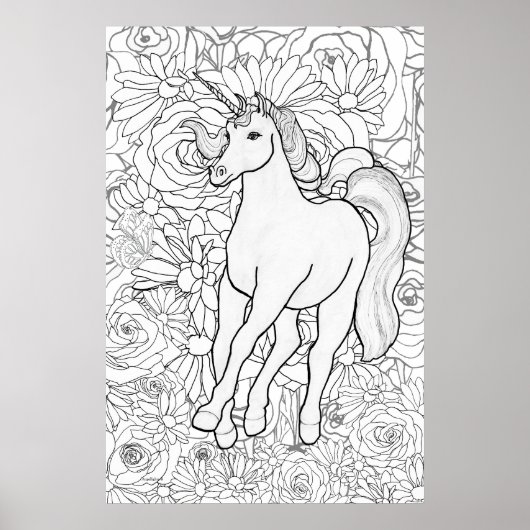 Poster Licorne invisible (Devant)