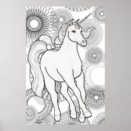 Poster Licorne invisible
