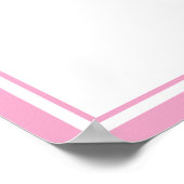 Poster licorne magique mignonne fille rose enfants (Coin)