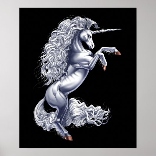 Poster licorne mythique (Devant)
