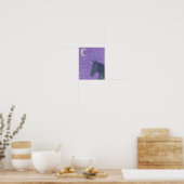 Poster Licorne noire (Cuisine)