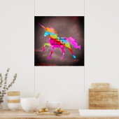 Poster Licorne Rêveuse (Cuisine)