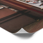 Poster Lida Belarus Architecture Rue 3 Générations (Coin)