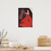 Poster "L'Idiot" URSS Soviet Movie 1958 (Cuisine)