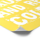 Poster Liefde en koude bier (Hoek)