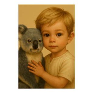 Poster Lien de la nature sauvage et de l'innocence (Koala