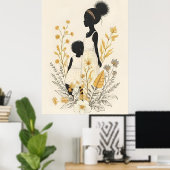 Poster Lien Éternel entre Mère et Fils (Bureau à domicile)