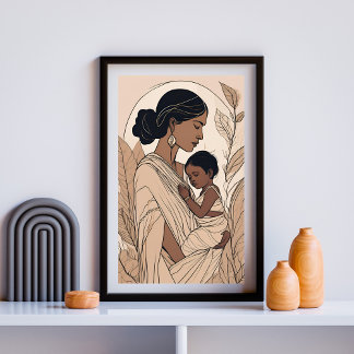 Poster Lien sacré de la maternité