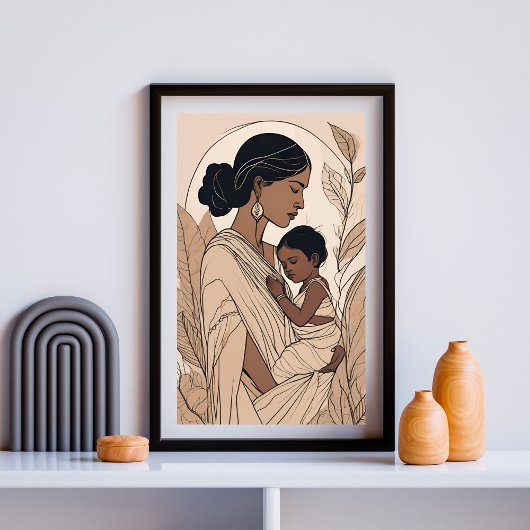 Poster Lien sacré de la maternité