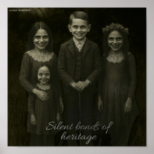 Poster Lien silencieux du patrimoine