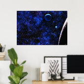 Poster Lien vers la terre (Bureau à domicile)