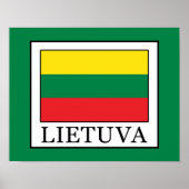Poster Lietuva (Devant)