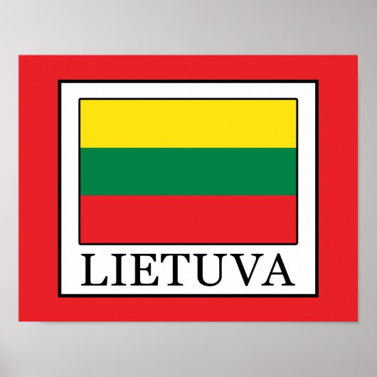 Poster Lietuva (Devant)