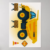 Poster Lieu de construction Camion Camion Camion Camion I (Devant)