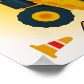 Poster Lieu de construction Camion Camion Camion Camion I (Coin)