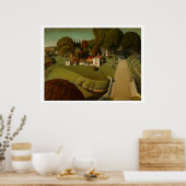 Poster "Lieu de naissance d'Herbert Hoover" par Grant Woo (Cuisine)