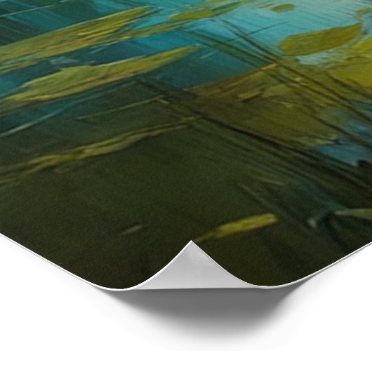 Poster Lieu de repos du navire en bois (Coin)