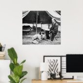 Poster Lieutenant Georger Custer Photographie Virginia (Bureau à domicile)