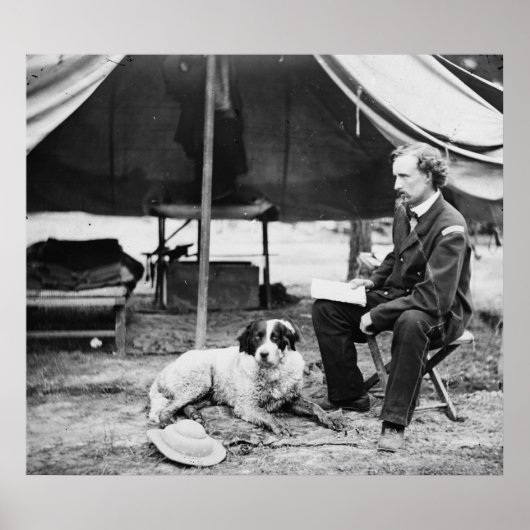 Poster Lieutenant Georger Custer Photographie Virginia (Devant)