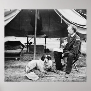 Poster Lieutenant Georger Custer PhotographVirginia