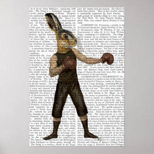 Poster Lièvre de boxe