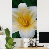 Poster lièvre jaune (Bureau à domicile)