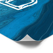 Poster Life is Better at the Beach Modern Coastal custom (Coin)