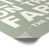 Poster Life is Better on the Farm Personalized Print (Coin)