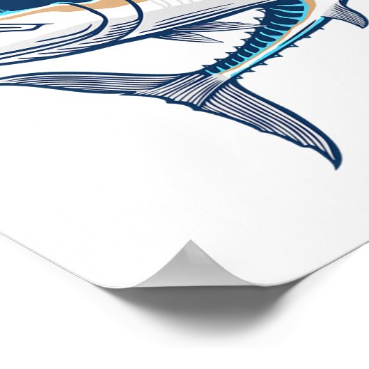 Poster Life Is Better With A Wahoo Funny Salt Water Fishi (Coin)