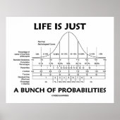 Poster Life Is Just A Bunch Of Probabilities (Stats Fun) (Devant)