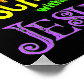 Poster Life is Scary Without Jesus Christian Halloween Co (Coin)