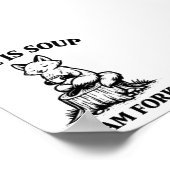 Poster Life Is Soup I’m a Fork Funny Fox Printable (Coin)