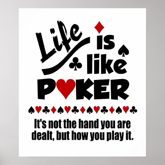 Poster Life Like Poker (Devant)
