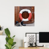 Poster Lifebelt de Ships (Bureau à domicile)