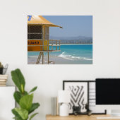 Poster Lifeguard Tower Coolangatta Qld Australie (Bureau à domicile)
