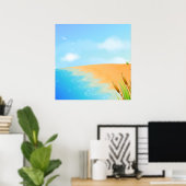 Poster Lifes a Beach (Bureau à domicile)