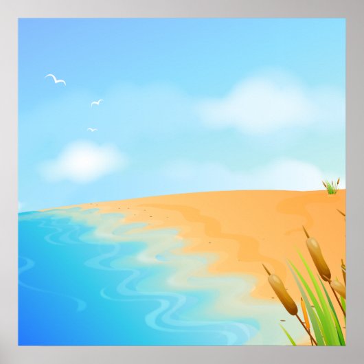 Poster Lifes a Beach (Devant)
