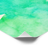 Poster Life's a Beach Profitez de la citation texture ble (Coin)