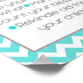 Poster Lifes Little Instructions (aqua) (Coin)