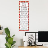 Poster Lifes Little Instructions (rouge) (Bureau à domicile)