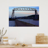 Poster Lift bridge in the Morning (Cuisine)