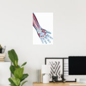 Poster Ligaments à la main (Bureau à domicile)