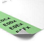 Poster Ligatures de police de Southlove (Coin)