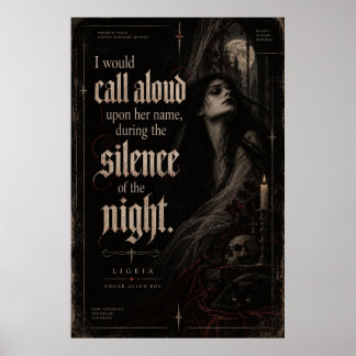 Poster Ligeia – Edgar Allan Poe