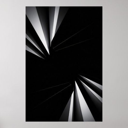 Poster Light Abyss Geometry (Devant)