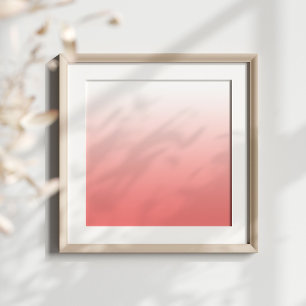 Poster Light Coral Gradient