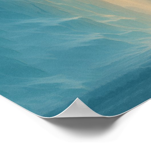 Poster Light Over the Glacier (Coin)