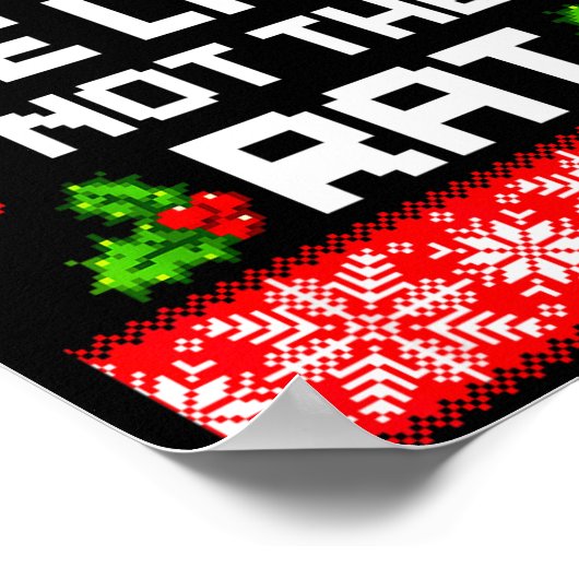 Poster Light The Lamp Not The Rat Funny Christmas Matchin (Coin)