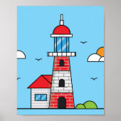 POSTER LIGHTHOUSE (Devant)